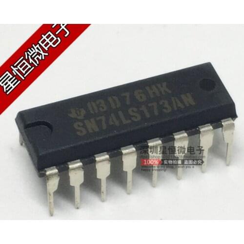 Xinyuan 5PCS/LOT SN74LS173N DIP-16 74LS173 HD74LS173P DIP16 SN74LS173AN DIP 74LS173N