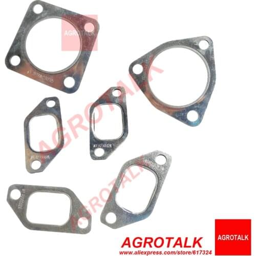 Set of exhaust manifold gaskets/elbow gasket/manifold gasket for YTO engine like LRC4105 etc, part number
