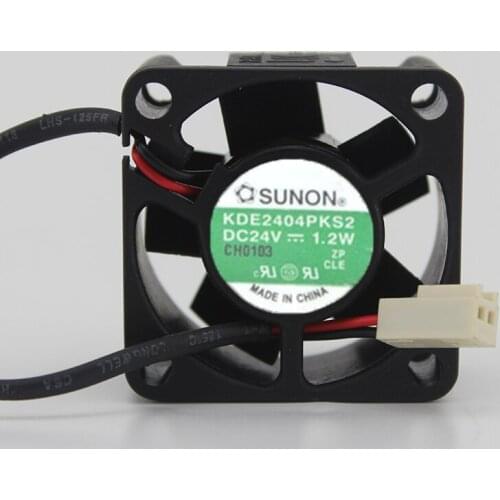 Wholesale: FOR SUNON 40 * 40 * 20 DC 24V 1.2W KDE2404PKS2 model TM speed line 2-wire fan
