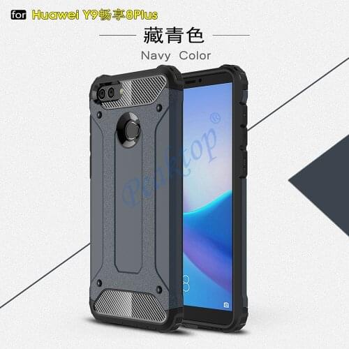 For Huawei Y9 2018 Case For Huawei Enjoy 8 Plus Cover Shockproof Case Dual Layer Hybrid Armor Hard Back Case For Huawei Y9 2018