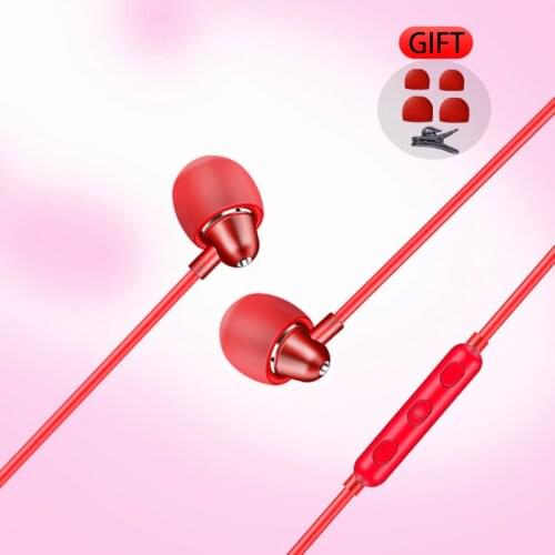 3.5mm/TYPE-C Wired In-Ear Earphones With Mic Earpiece Comforted Earbud Volume Control HIFI Stereo Sport Headset For Sleep