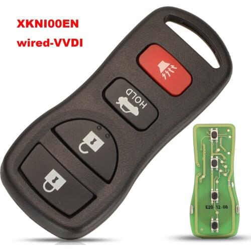 XHORSE jingyuqin XKNI00EN Wire Remote Key For Nissan Separate 4 Buttons English Version VVDI Key