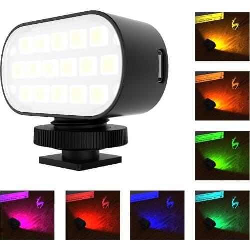 PULUZ Live Broadcast Video RGB LED Light Photography Beauty Selfie Fill Light