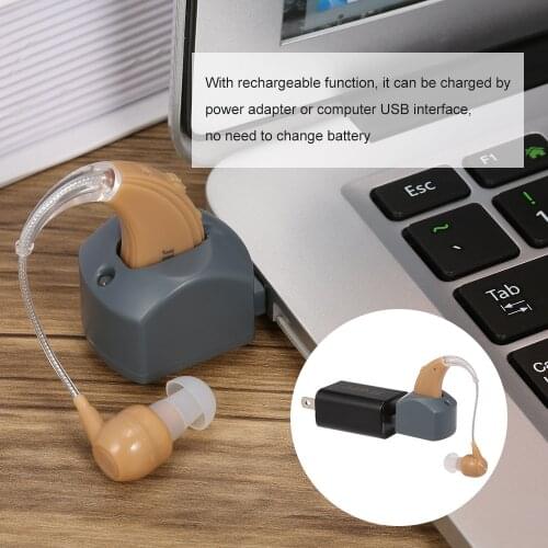 Adjustable Hearing Aids Rechargeable Hearing Aid & Sound Amplifier For The Elderly / Hearing Loss Patient Ear Health Care Tool
