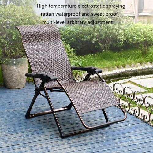 Folding Camping Chair Travel Furniture Reclining Folding Beach Picnic Chairs With Backrest Chair Bed Sunbathing Lounger Portable