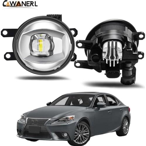 LED Lens Fog Light Assembly 30W 8000LM Car Right + Left Fog Light DRL 12V For Lexus IS250 IS350 With F-Sport Package 2008-2013