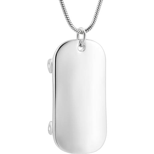 High Polished Stainless Steel Scooter Cremation Jewelry For Kids/Teen Keepsake Jewellery Memorial Urn Pendant Necklace For Ashes