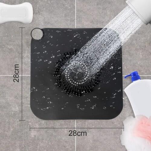 1pc Bathroom Household Sewer Odor Proof Cover Sealing Plug Silicone Toilet Floor Drain Odor Proof Device Simple And Practical