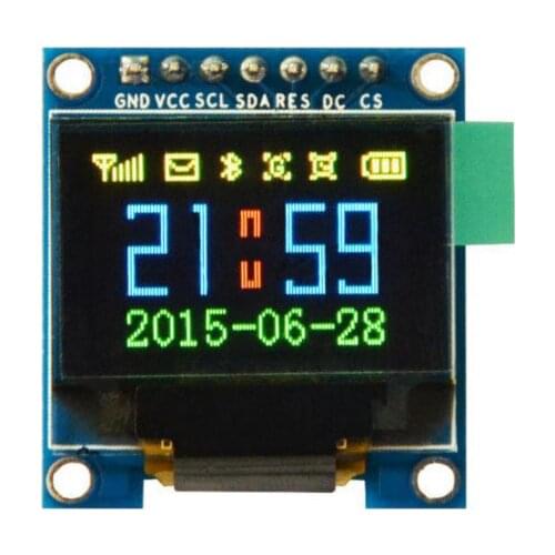 0.95 Inch 7pin Full Color 65K Color SSD1331 SPI OLED Display For DIY Free Shipping