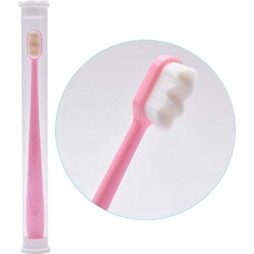 1/2/3pcs Soft Toothbrush Nano Hotel Tooth Brush Whitening Kids Adults Oral Care Portable Travel disposable For Sensitive Teeth