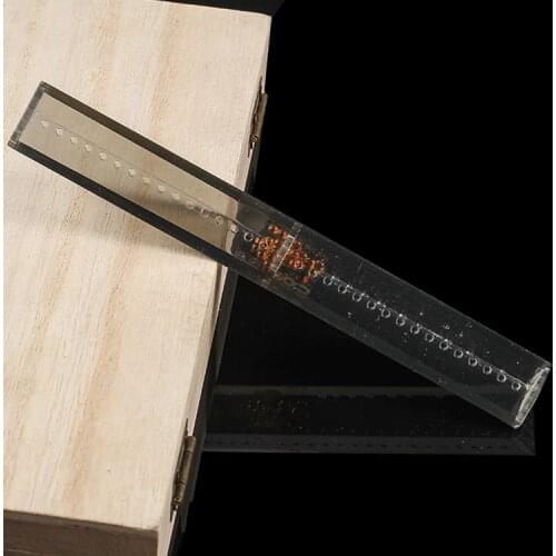 1Pcs Cohiba Triangular Cigar Case Humidifier With round crystal soil Cigar Humidor Smoking Accessories c8188