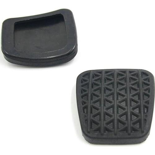 2pc Brake Clutch Pedal Pad Rubber Cover For Honda Civic Accord CR-V Acura RSX TL