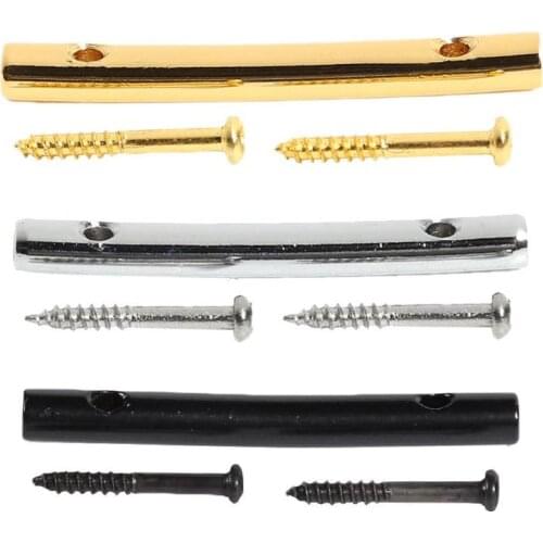 45mm Iron Electric Guitar String Retainer Tension Bar with Mounting Screws
