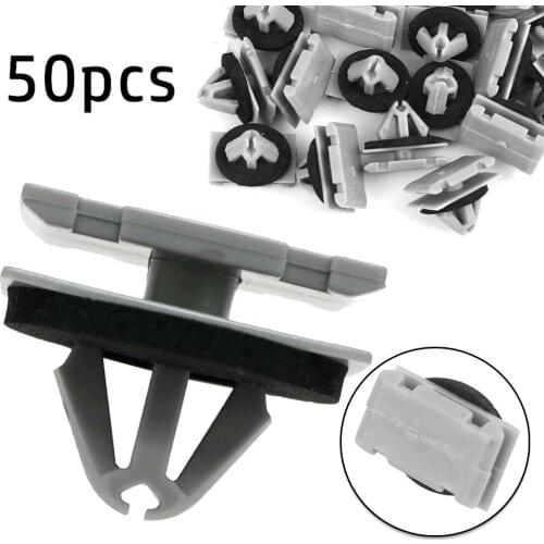 50Pcs Auto Fastener Car Bumper Clips Retainer Car Fastener Rivet Door Panel Liner For Jeep Cherokee WK2 68172491AA 68271803AA