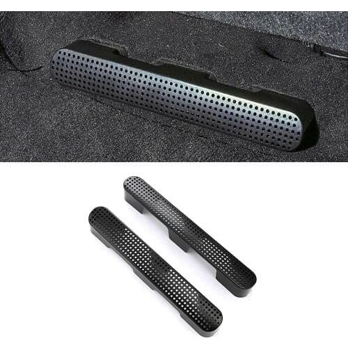 For Audi Q8 4MN 2018-2021 Under Seat Floor Rear AC Heater Air Conditioner Duct Vent Cover Grill Outlet Cover Trim