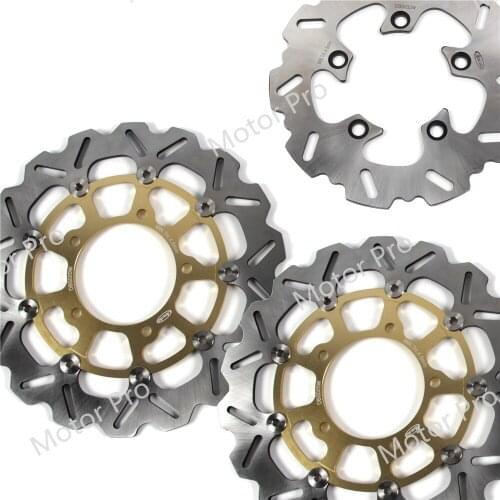 For Suzuki GSXR 600 2006 2007 Front Rear Brake Disc Disk Rotor Kits Motorcycle GSX R GSX-R GSXR600 750 1000 05 06 07 08 BLACK