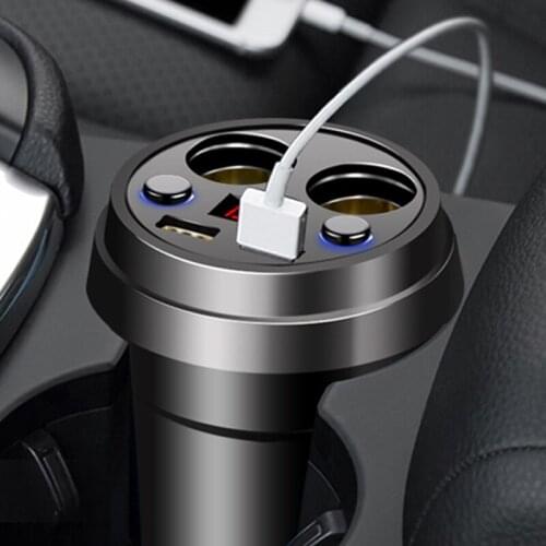 FUYOUSHENZHU Distributor of automobile cigarette lighter The new DC 12-24V Mini 2USB car charger adapter