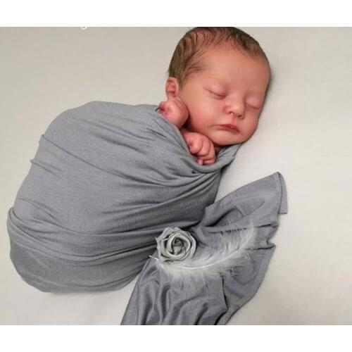 NPK 19inch Newborn Baby Reborn Doll Kit Baby Kai Lifelike Soft Touch Fresh color Unfinished Doll Parts