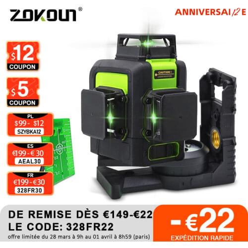 CLUBIONA 360 Rotary Lines Laser Leveler With 5200mah Battery & Horizontal & Vertical Lines Measurment Building Laser Pointer