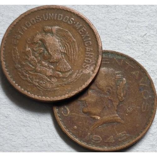 26mm Mexico ,100% Real Genuine Comemorative Coin,Original Collection