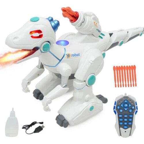Simulation Animal Model Electric Dinosaur Toy Multi-function Rechargeable Spray Remote Control Dinosaur Childrens Puzzle