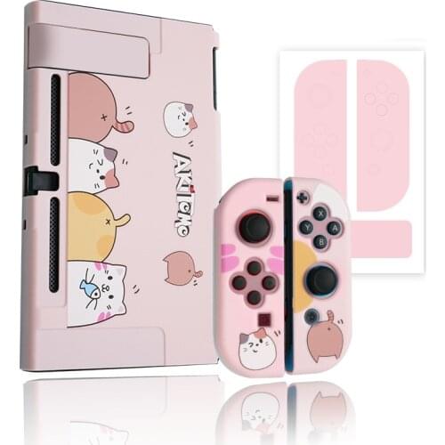 NS Cute Animal Cartoon Hard PC Protective Case Shell For Nintendo Switch Game Console Cover Shell for Nintend Switch Accessories