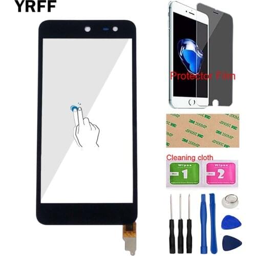 Touch Panel Front Glass For Micromax Canvas Juice 3 Q392 Touch Screen Digitizer Panel Touchscreen Front Len Sensor Protecor Film