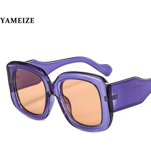 YAMEIZE Steampunk Sun Glasses For Women Fashion 2020 Luxury Oversized Glasses Women Plus Eyewear Male Sunglasses Gafas De Sol