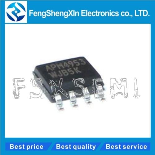 100pcs/lot APM4953 SOP-8 double P channel enhanced field effect transistor 4953 APM4953SC