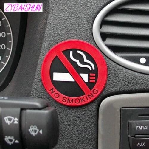 3 pcs. Rubber No Smoking Warning Sign Sticker for BMW all series 1 2 3 4 5 6 7 X E F-series E46 E90 X1 X3 X4 X5 X6 F07 F09 F10