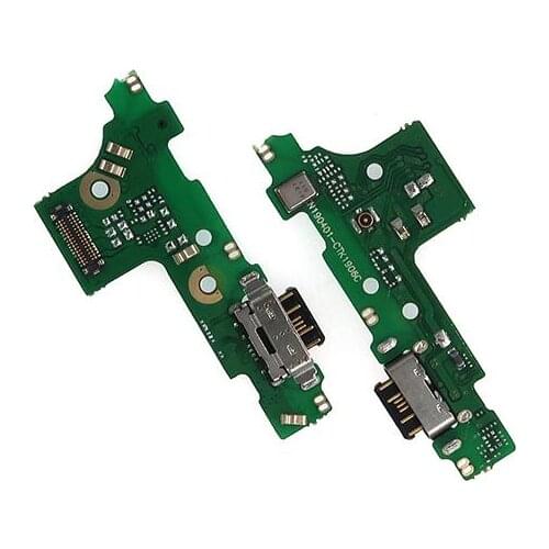 30PCS/LOT, brand new USB charger Connector port dock flex cable for NOKIA X71 TA-1172 small charging board with mic microphone