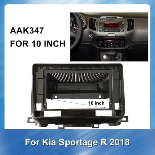9 inch Car Stereo Receiver Radio Dash Panel For-KIA sportage R 2018 Car Audio GPS Navigation Adaptor Refitting Kit frame Panel