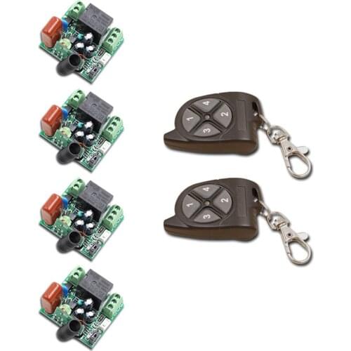 AC220V Wireless Remote Control Switch 1CH 1 CH 10A Relay Receiver Switch Mini Receiver & Transmitter