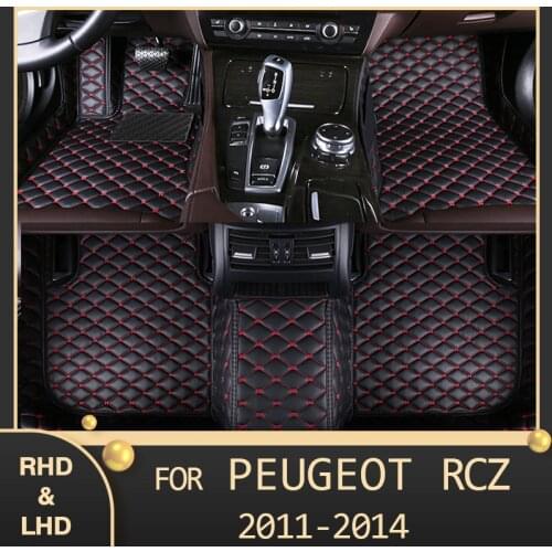 MIDOON Car floor mats for Peugeot RCZ 2011 2012 2013 2014 Custom auto foot Pads