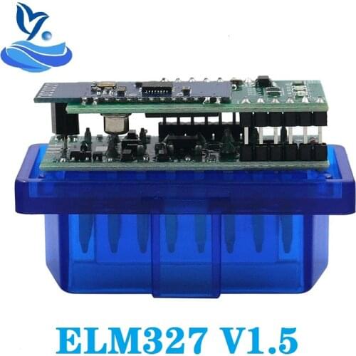 Double PCB V1.5 Super MINI ELM 327 Bluetooth ELM327 Code Scanner 1.5 PIC18F25K80 Chip for Android Torque OBD Bluetooth ELM 327
