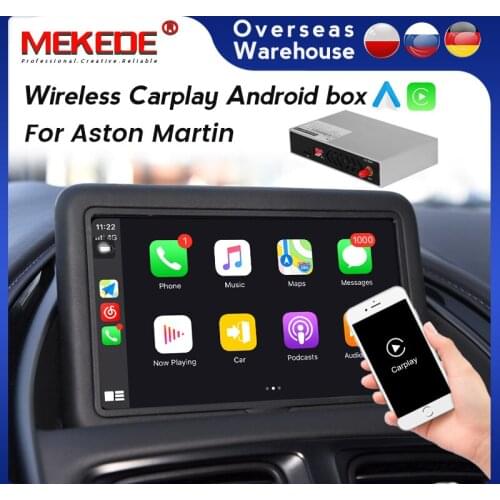 Wireless CarPlay Android Auto interface box For Aston Martin DB11 Decoder Mirror Screen Support Back Camera GPS MAP