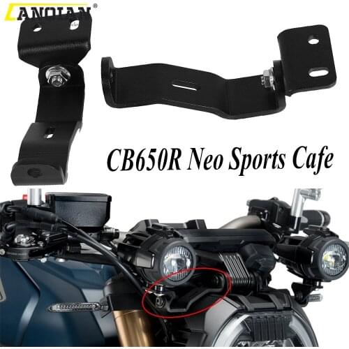 CB650R Motorcycle LED Driving Lamp Auxiliary Light Fog Lamp Bracket For Honda CB650 CB 650R 650 R Neo Sports Cafe 2019 2020 2021