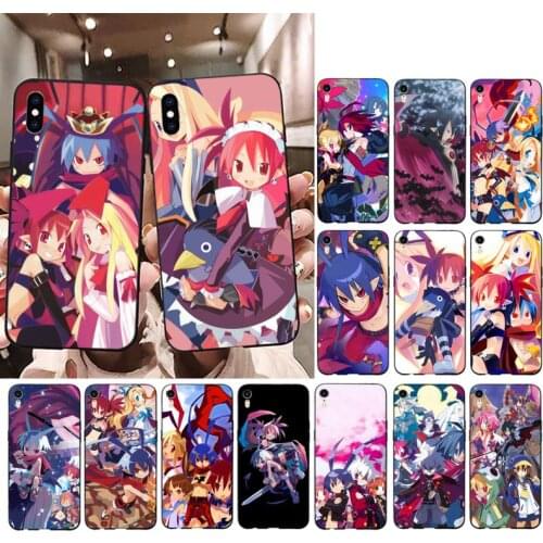 FHNBLJ Disgaea Phone Case for iPhone 11 12 pro XS MAX 8 7 6 6S Plus X 5S SE 2020 XR cover