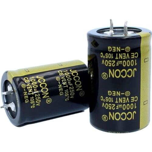 JCCON Thick-foot Electrolytic Capacitor 250v1000uf Volume 30x45 Inverter Power