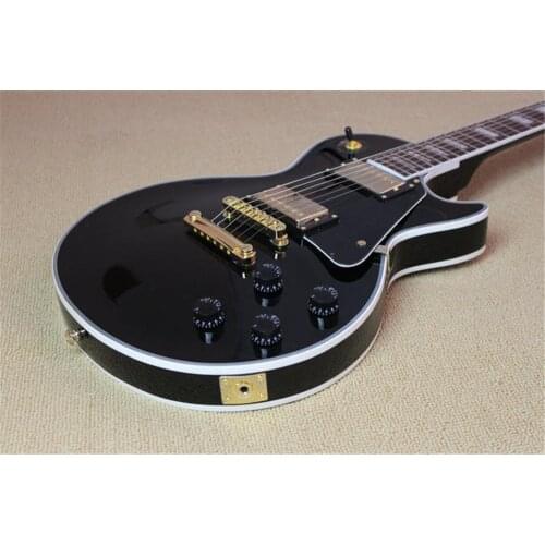 Hot sale Chinese electric guitar.black custom free shipping