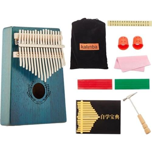 Kalimba 17 Key Portable Thumb Finger Piano Mahogany Musical Instruments Kalimba Mbira For Adult Beginner Kalimba
