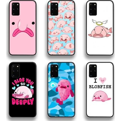 Cute Blobfish Phone Case For Samsung Galaxy S20 FE plus Ultra S6 S7 edge S8 S9 plus S10 5G lite 2020