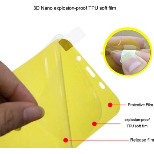 100PCS for Sony XPERIA 5 III/ACE III/XPERIA 10 III/XZ3/XZP/XC/XZ2 3D cuvred TPU hydrogel Soft Screen Protector film