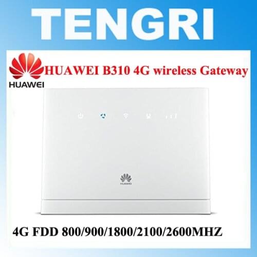 Original Unlocked HUAWEI B310 B310S-22 4G LTE CPE 150Mbps Wifi wireless Router Up to 32 wifi devices+2PCS 4G ANTENNA