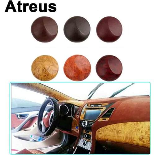Atreus 30*100cm Premium Film Car Interior Decoration Decal Stickers For Mitsubishi ASX Suzuki Subaru Acura Jeep Fiat 500 Hyundai