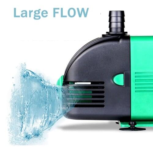 3W/6W/15W/25W/35W/50W/60W 500-3500L/H Ultra-Quiet Submersible Water Pump Filter Fish Pond Fountain Aquarium Tank High-lift 220V
