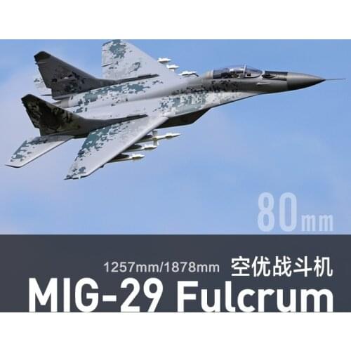 RC Jet Fighter Freewing Aeroplane Twin 80mm Fulcrum Mig29 PNP