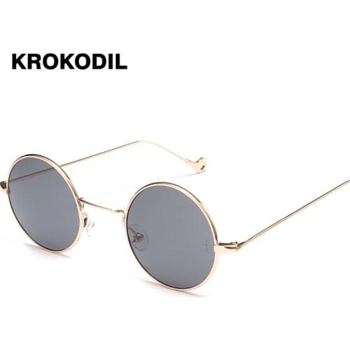 EyePetizer Classic Polygon Clear Women Sunglasses Fashion Brand Designer Men Vintage Metal Frame Mirror Optical Sun Glasses 2-15