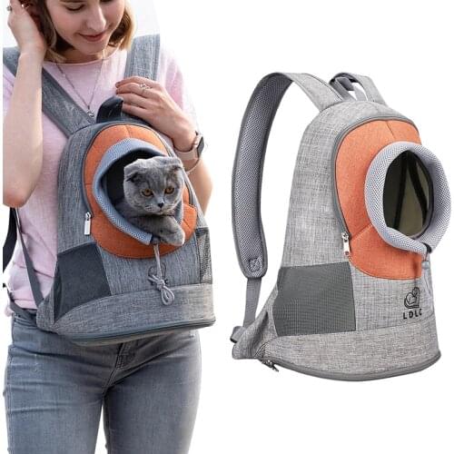 Pet bag Shoulder Dog Cat Carrier Pet puppies Travel Backpack Dog Cat Front Breathable Mesh Carrier bag Cat Chest bag