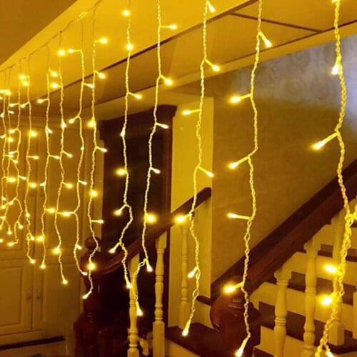 LED Curtain Light Fairy String Lights 8Mode 3X3M 3X1M 3X2M Garland for New Year Christmas Lights Room Decoration Accessories